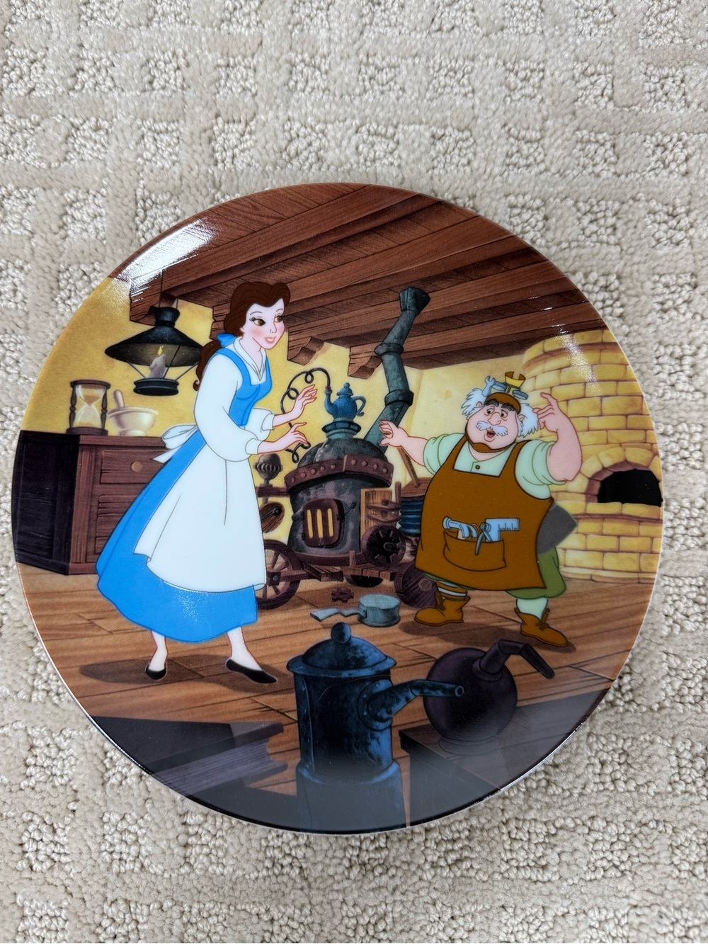 Papa’s Workshop Disney’s Beauty And The Beast Collector Plate